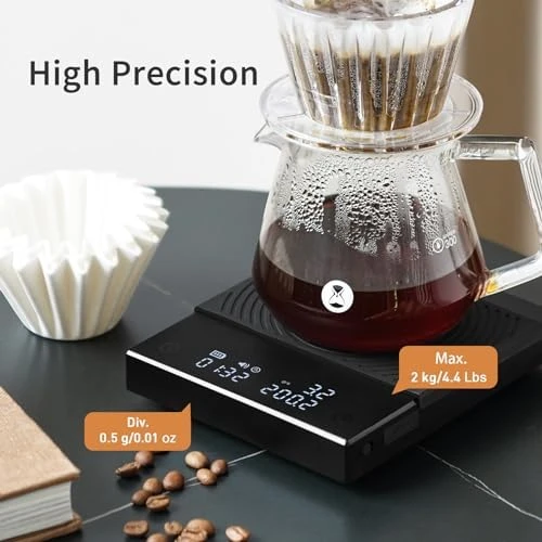 Coffee Scale with Water Flow Rate and Timer — Kitchen Gadgets, Timemore