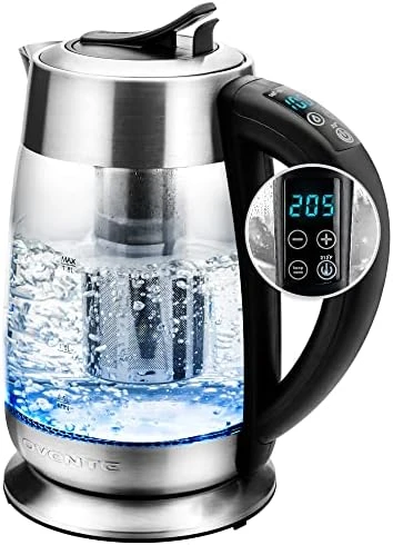 Digital Glass Electric Kettle with Temperature Control — Electric Kettle, OVENTE