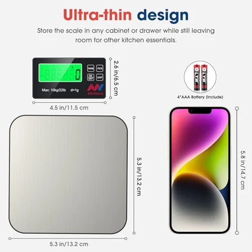 Digital Kitchen Scale with Remote Display — Kitchen Gadgets, Mik-Nana