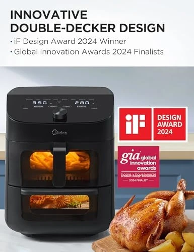 Dual Basket Air Fryer Oven — Air Fryer, Midea