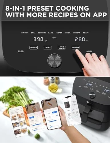 Dual Basket Air Fryer Oven — Air Fryer, Midea