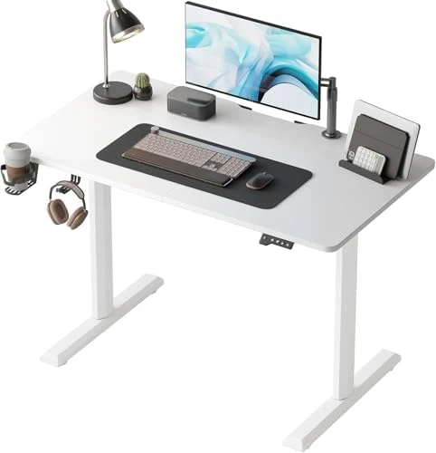 Electric Standing Desk, 48 x 24 Inches Height Adjustable Stand up Desk — Standing Desk, FEZIBO