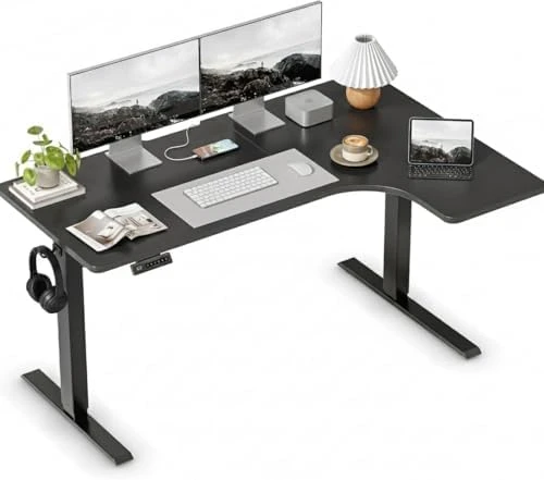 Electric Standing Desk, 48 x 24 Inches Height Adjustable Stand up Desk — Standing Desk, FEZIBO