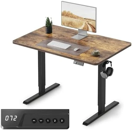 Electric Standing Desk, 48 x 24 Inches Height Adjustable Stand up Desk — Standing Desk, FEZIBO