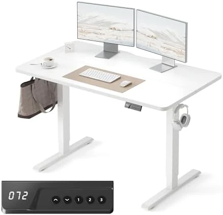 Electric Standing Desk, 48 x 24 Inches Height Adjustable Stand up Desk — Standing Desk, FEZIBO