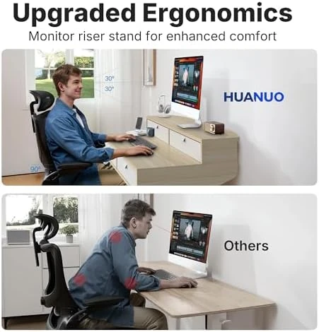 Electric Standing Desk with Drawers — Standing Desk, HUANUO