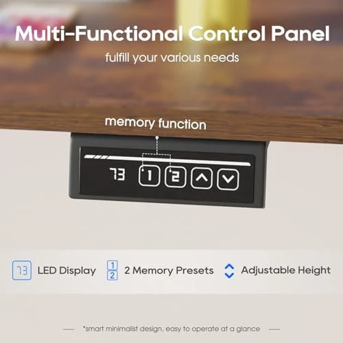 Electric Standing Desk with Headphone Holder and Memory Functions — Standing Desk, PayLessHere