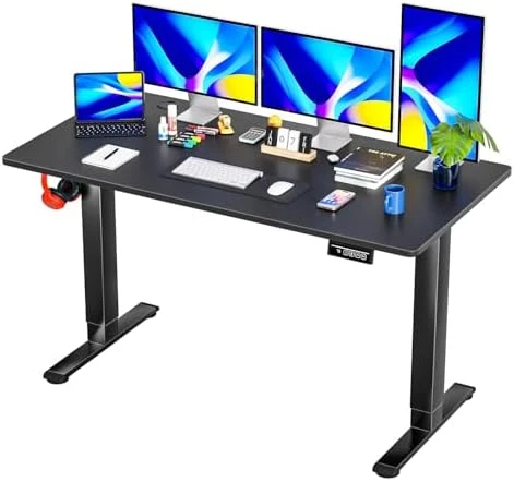 Electric Standing Desk with Headphone Holder and Memory Functions — Standing Desk, PayLessHere