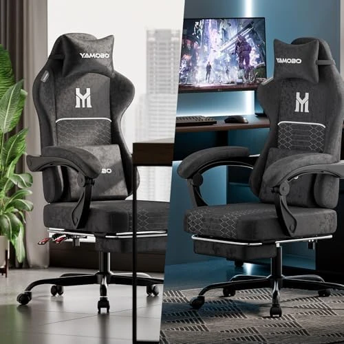 Gaming Chair with Footrest — Smart Chairs, YAMOBO