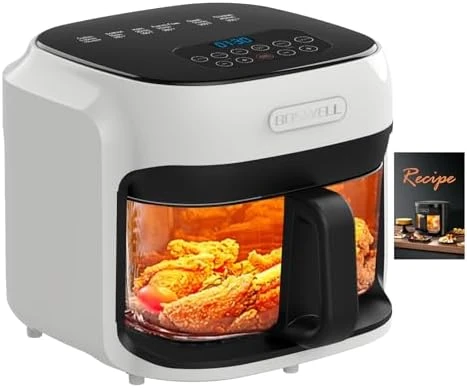 Glass Air Fryer with Transparent Fry Bowl — Air Fryer, BOSWELL