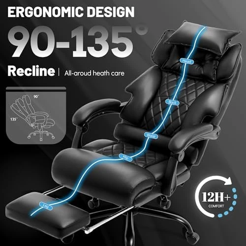 Massage Office Chair with Foot Rest — Massage Chairs, Sofetura