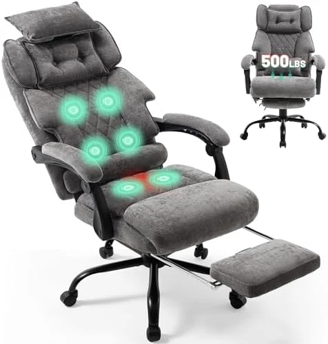 Massage Office Chair with Foot Rest — Massage Chairs, Sofetura