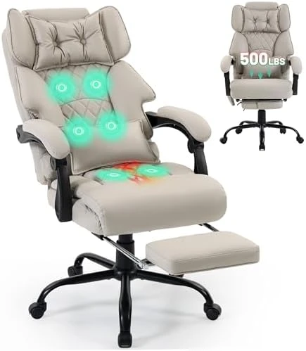 Massage Office Chair with Foot Rest — Massage Chairs, Sofetura