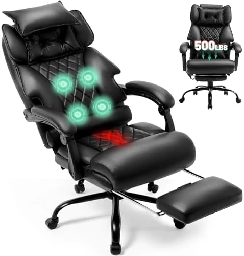 Massage Office Chair with Foot Rest — Massage Chairs, Sofetura