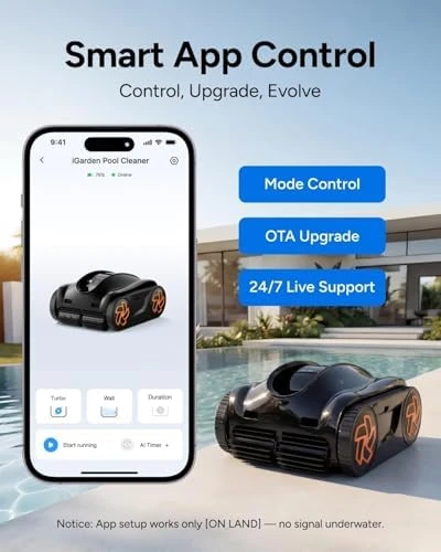 Pool Cleaner Robot — Robot Vacuum, iGarden