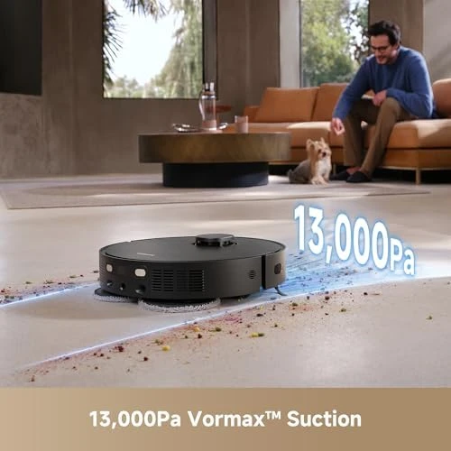 Robot Vacuum and Mop Combo with Self-Emptying Dock — Robot Vacuum, Dreame
