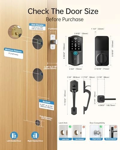 Smart Lock with Handle Set — Smart Lock, Firstriver