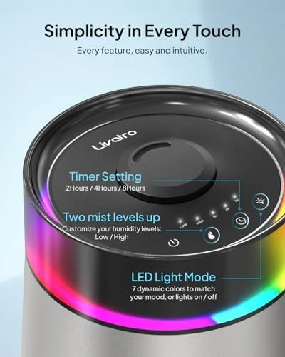 Ultrasonic Cool Mist Humidifier — Humidifier, Livatro