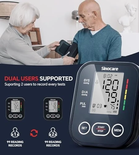 Upper Arm Blood Pressure Monitor — Blood Pressure Monitor, SINOCARE