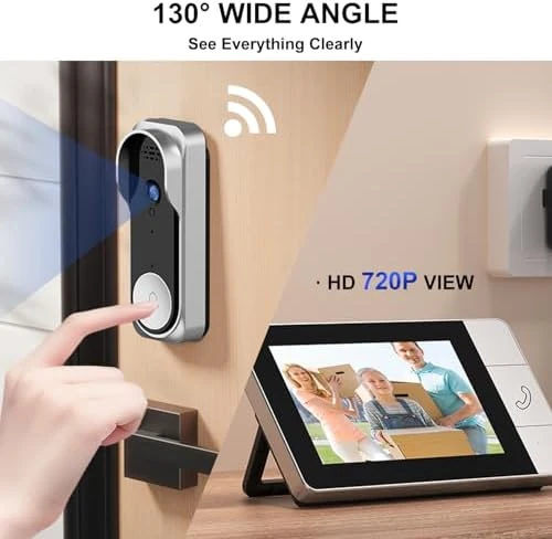 Video Doorbell with 43-Inch Monitor — Video Doorbell, irianu