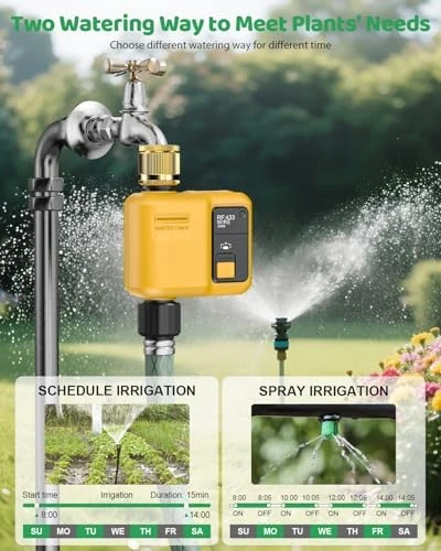 Water Timer for Garden Hose — Irrigation System, Shrivee
