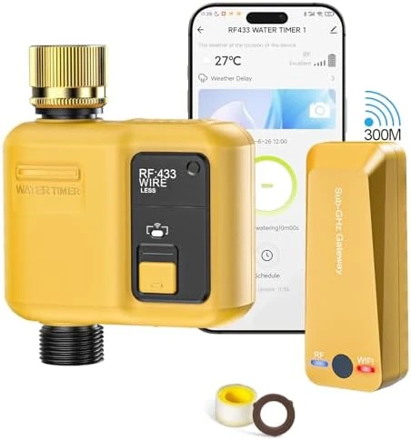 Water Timer for Garden Hose — Irrigation System, Shrivee