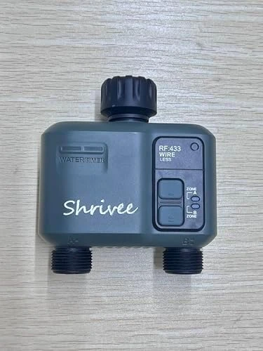 WiFi Water Timer 2 Zone for Garden Hose — Irrigation System, Shrivee