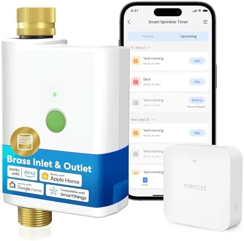 WiFi Water Timer for Garden Hose — Irrigation System, meross