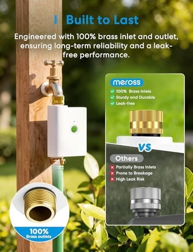 WiFi Water Timer for Garden Hose — Irrigation System, meross