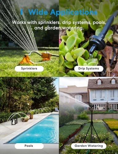 WiFi Water Timer for Garden Hose — Irrigation System, meross