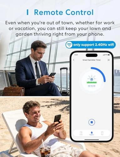 WiFi Water Timer for Garden Hose — Irrigation System, meross