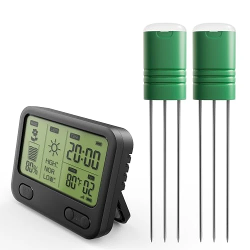 Wireless Soil Moisture Meter with LCD Receiver and 3-Probe Sensor — Soil Moisture Sensor, NexusLab