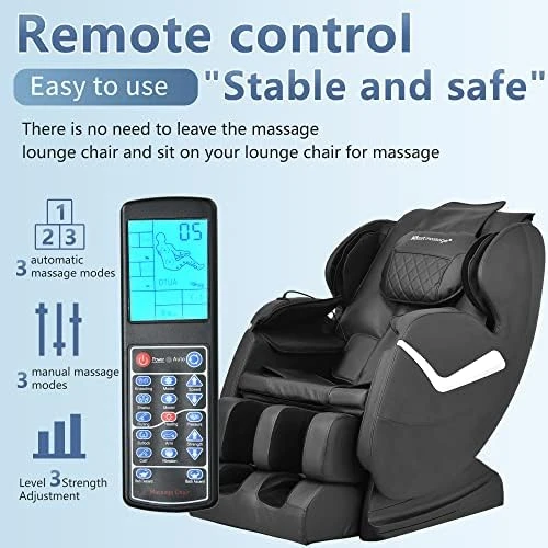 Zero Gravity Full Body Electric Shiatsu Massage Chair Recliner with Foot Rollers, Heat Therapy, and Air Massage System — Massage Chairs, BestMassage