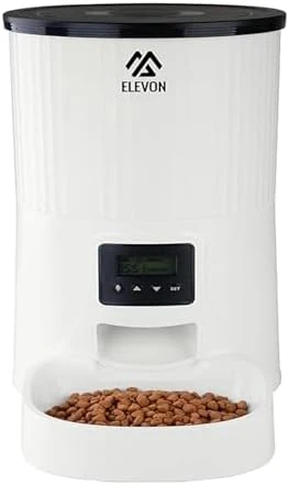 Automatic Cat and Dog Feeder with Voice Recorder — Automatic Pet Feeder, Elevon