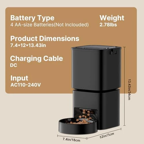 Automatic Cat Feeder — Automatic Pet Feeder, DUDUPET