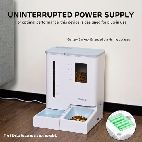 Automatic Feeder and Waterer 2-in-1 Set — Automatic Pet Feeder, iPettie