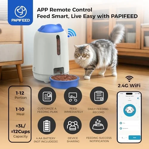 Automatic Pet Feeder with App Control — Automatic Pet Feeder, PAPIFEED