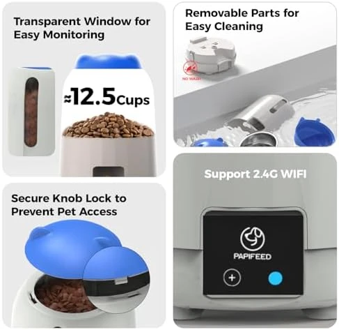 Automatic Pet Feeder with App Control — Automatic Pet Feeder, PAPIFEED