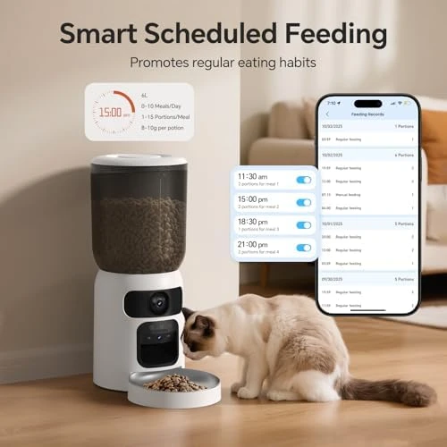Automatic Pet Feeder with Dual Cameras and Laser Pointer — Automatic Pet Feeder, Centvicam