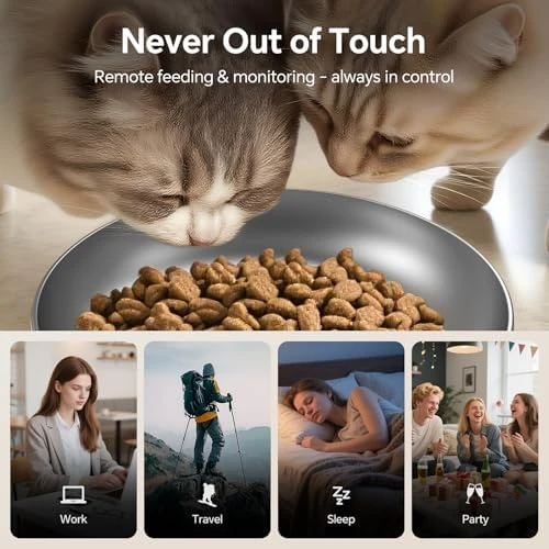 Automatic Pet Feeder with Dual Cameras and Laser Pointer — Automatic Pet Feeder, Centvicam