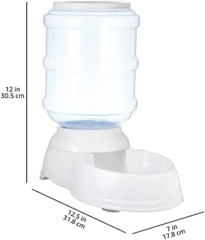 Gravity Pet Food Feeder — Automatic Pet Feeder, Amazon Basics