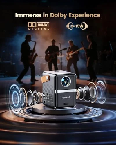 4K Portable Smart Projector with WiFi and Bluetooth — Smart Projector, WiMiUS