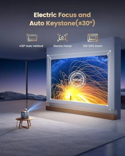 4K Portable Smart Projector with WiFi and Bluetooth — Smart Projector, WiMiUS