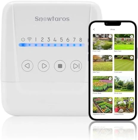 8 Zone Smart Irrigation Controller — Irrigation System, Snowtaros
