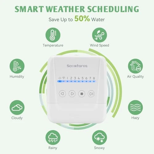8 Zone Smart Irrigation Controller — Irrigation System, Snowtaros