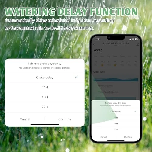 8 Zone Smart Irrigation Controller — Irrigation System, Snowtaros