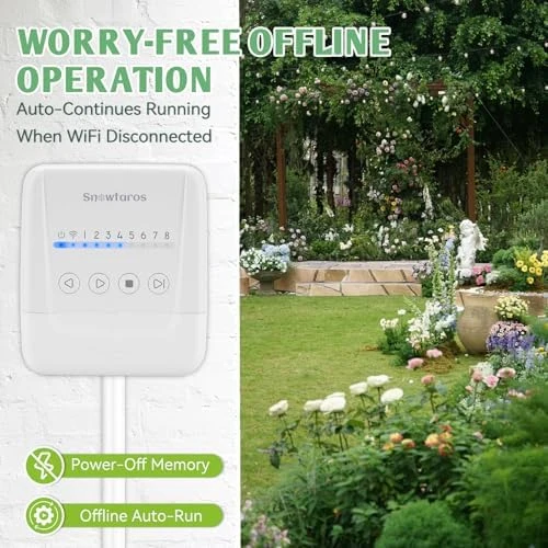 8 Zone Smart Irrigation Controller — Irrigation System, Snowtaros