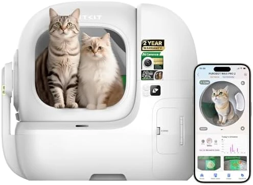 AI-Camera Self Cleaning Cat Litter Box — Self-Cleaning Litter Box, PETKIT