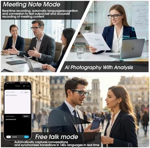 Ai Smart Glasses with Camera — Smart Glasses, Paubea