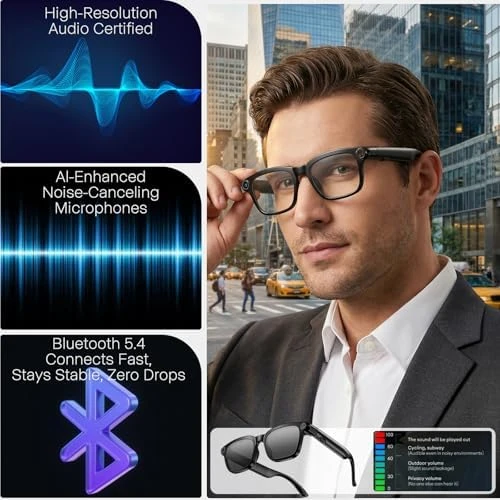 Ai Smart Glasses with Camera — Smart Glasses, Paubea